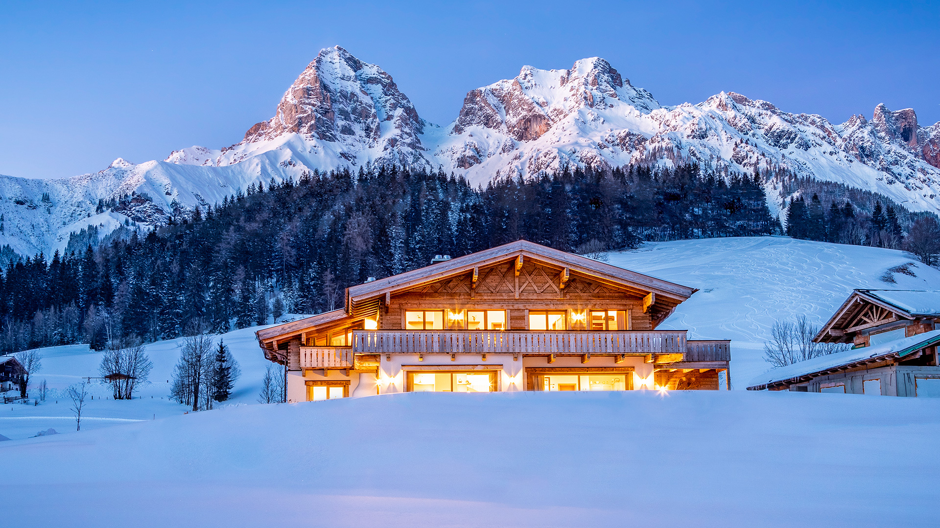 Lehenriedl Chalets Sommerurlaub Rosen-Chalets Wagrain Salzburger Sportwelt